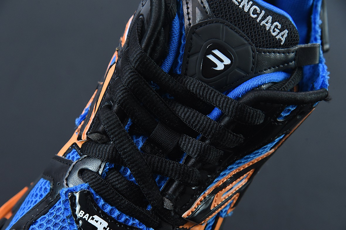 Runner /Balenciaga 巴黎世家Runner运动鞋 黑蓝桔 货号:677402W2RB11120