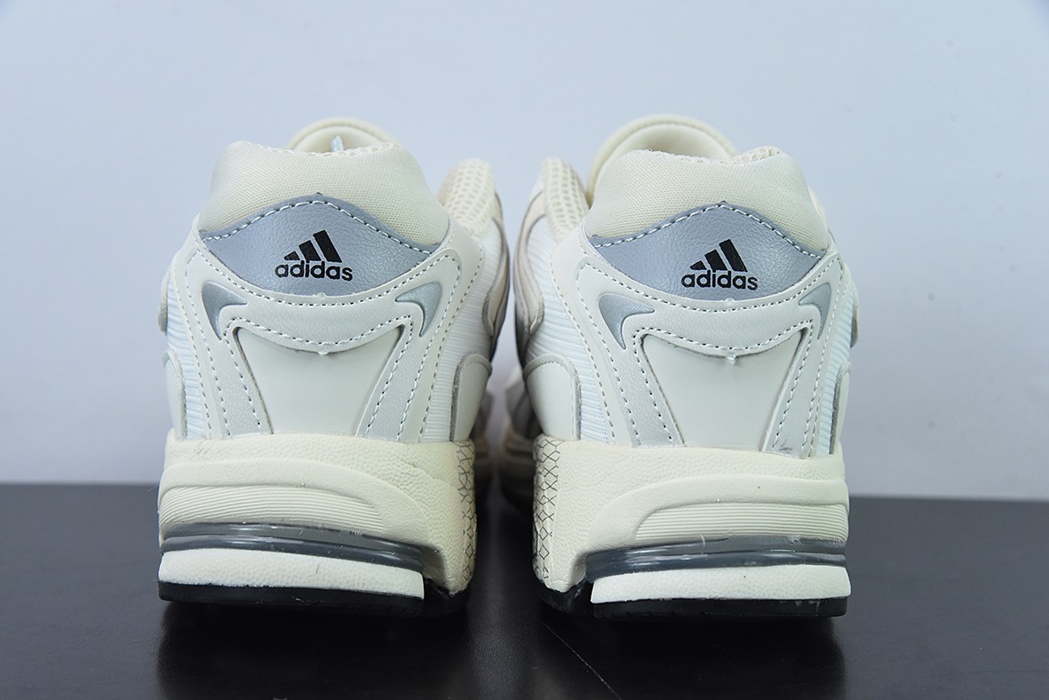 阿迪达斯Adidas Originals Response CL"Cream/White"响应CL系列老爹风复古透气缓震休闲运动慢跑鞋“乳白灰银”GY2014
