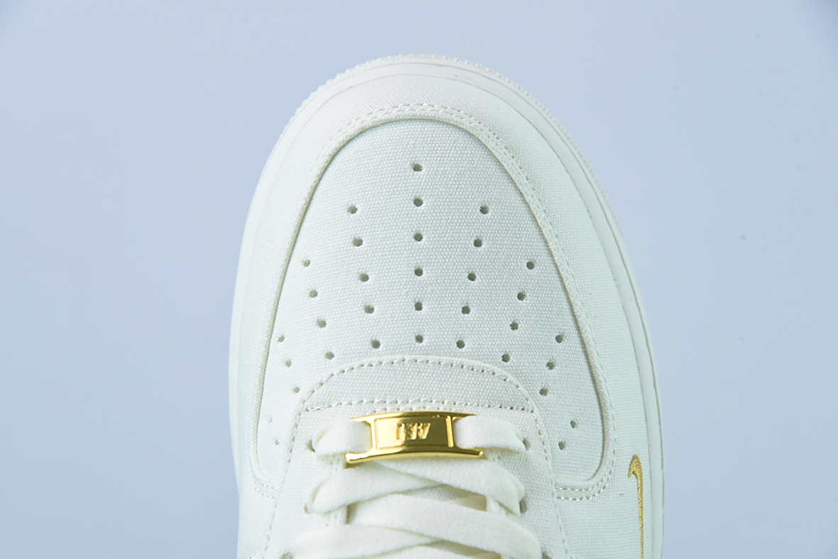 Nike Air Force 1 Low 07 白绿帆布 空军一号低帮 货号：MN5696-109