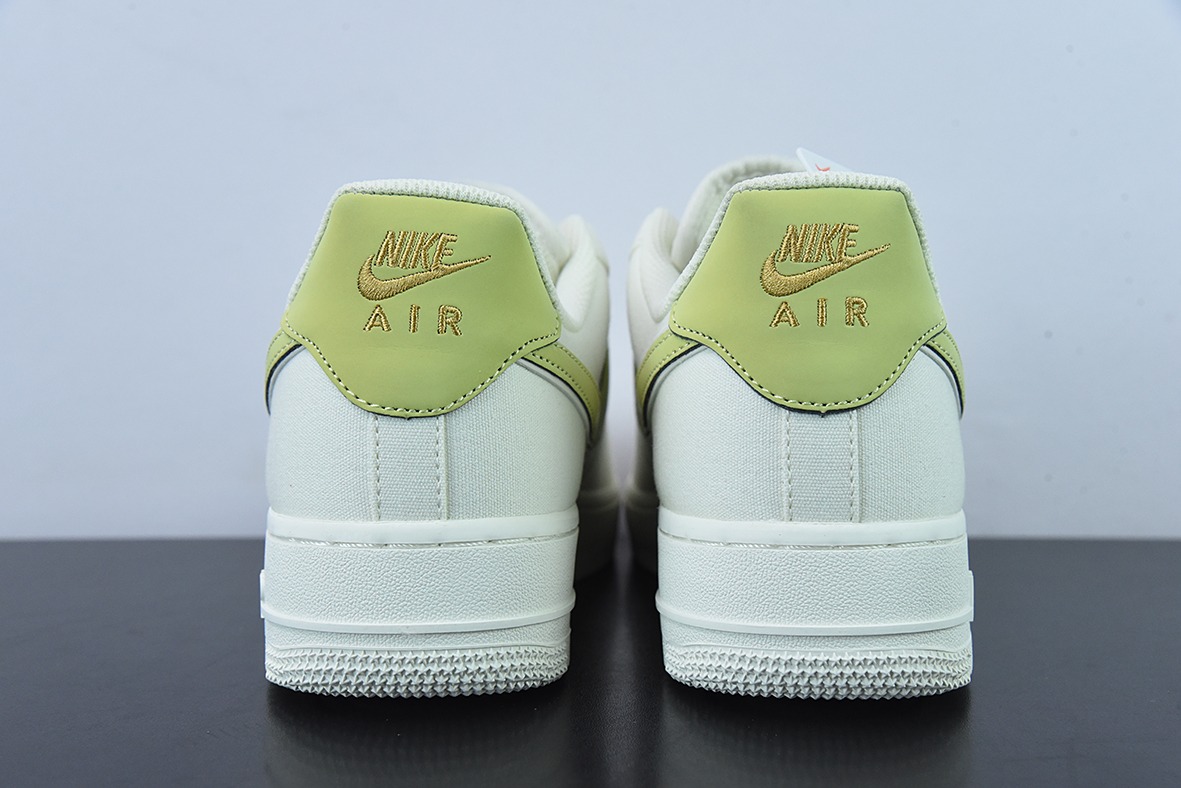 Nike Air Force 1 Low 07 白绿帆布 空军一号低帮 货号：MN5696-109