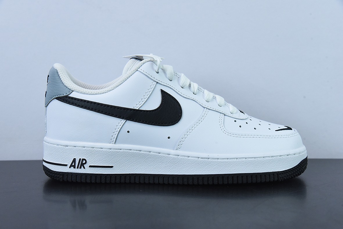 Nike Air Force 1 AF1 空军一号/低帮 白黑 灰尾 刺绣低帮休闲板鞋 货号:CT5531-100