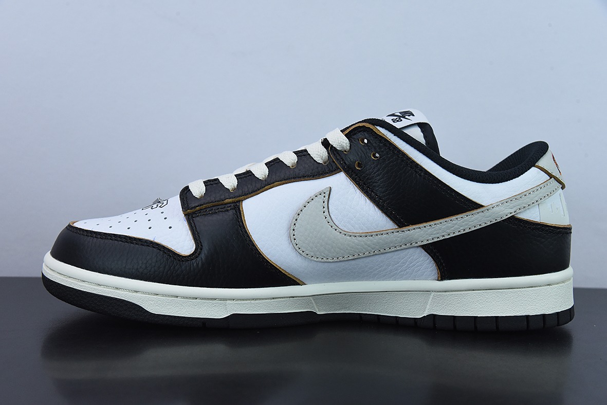 NK HUF x NK Dunk SB Low 低帮运动休闲板鞋 黑白 刮刮乐 FD8775-001