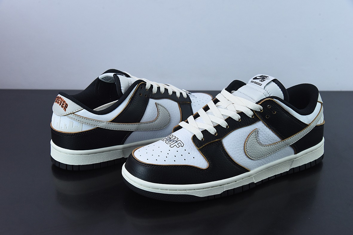 NK HUF x NK Dunk SB Low 低帮运动休闲板鞋 黑白 刮刮乐 FD8775-001