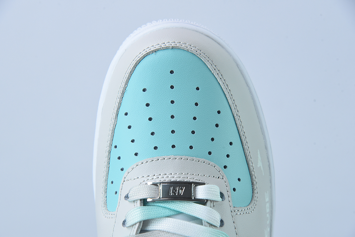 Nike Air Force 1 Low ’07 未来科技 灰蓝 空军一号低帮休闲板鞋 货号:CW2288-111