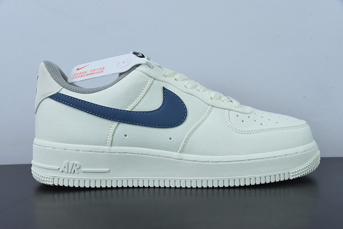 NK Air Force 1 空军一号 海蓝色男女同款运动鞋 官方货号：DG2296-009