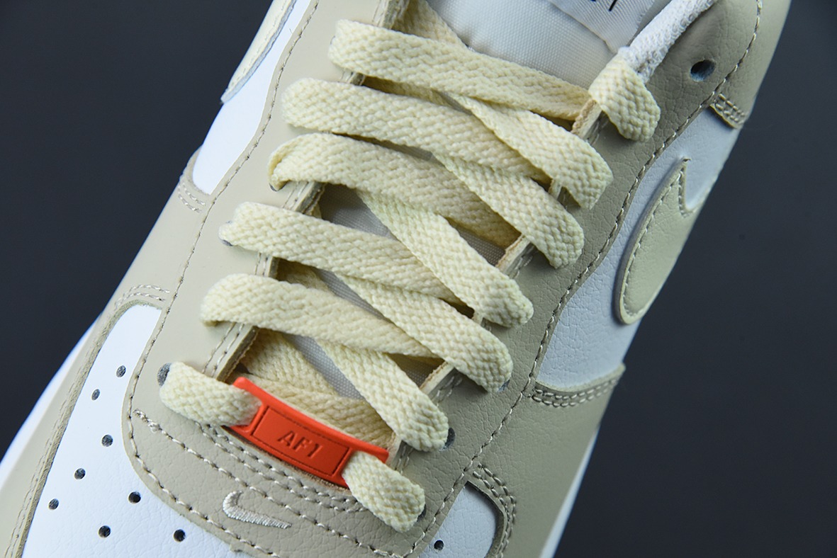 Nk Air Force 1'07 Low 帆布 青黄 小勾 空军一号低帮休闲板鞋货号：DZ2771-211