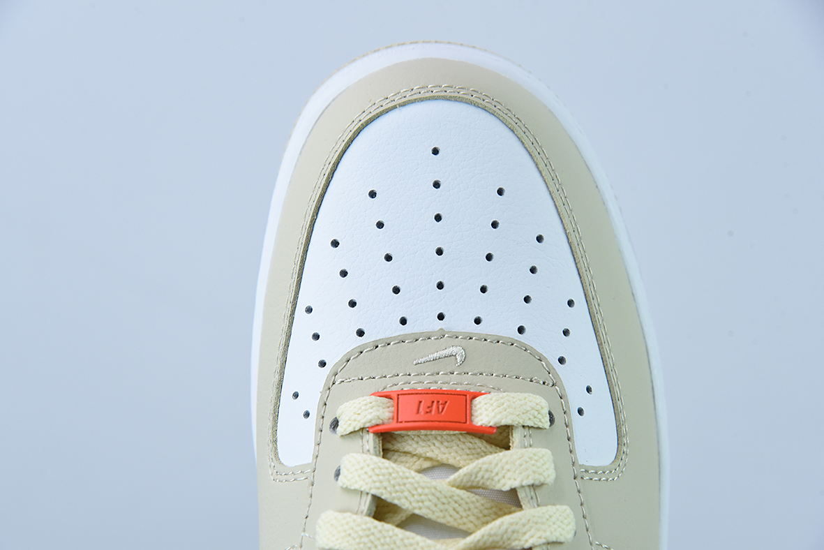 Nk Air Force 1'07 Low 帆布 青黄 小勾 空军一号低帮休闲板鞋货号：DZ2771-211
