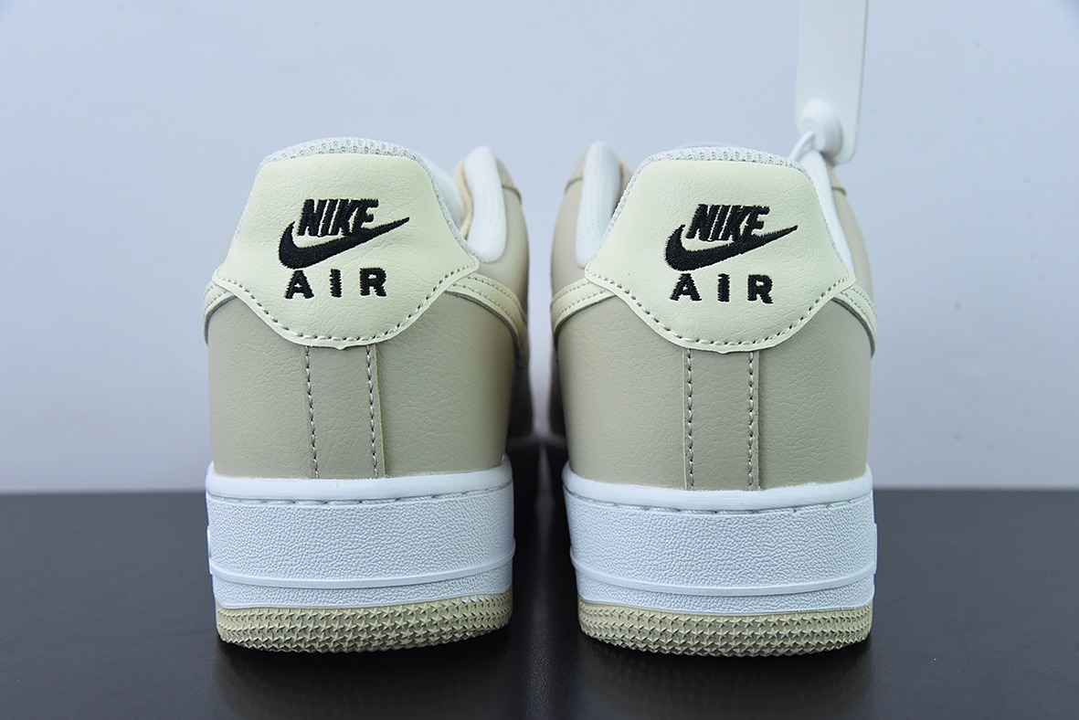 Nk Air Force 1'07 Low 帆布 青黄 小勾 空军一号低帮休闲板鞋货号：DZ2771-211