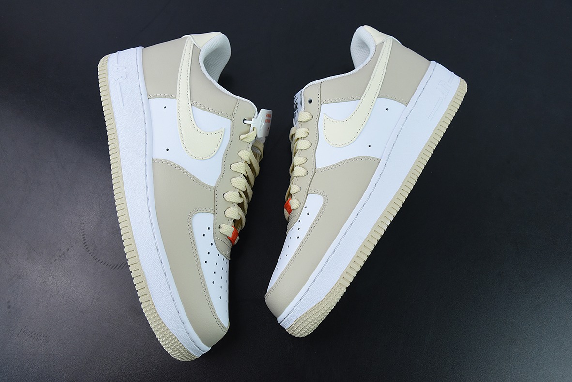 Nk Air Force 1'07 Low 帆布 青黄 小勾 空军一号低帮休闲板鞋货号：DZ2771-211