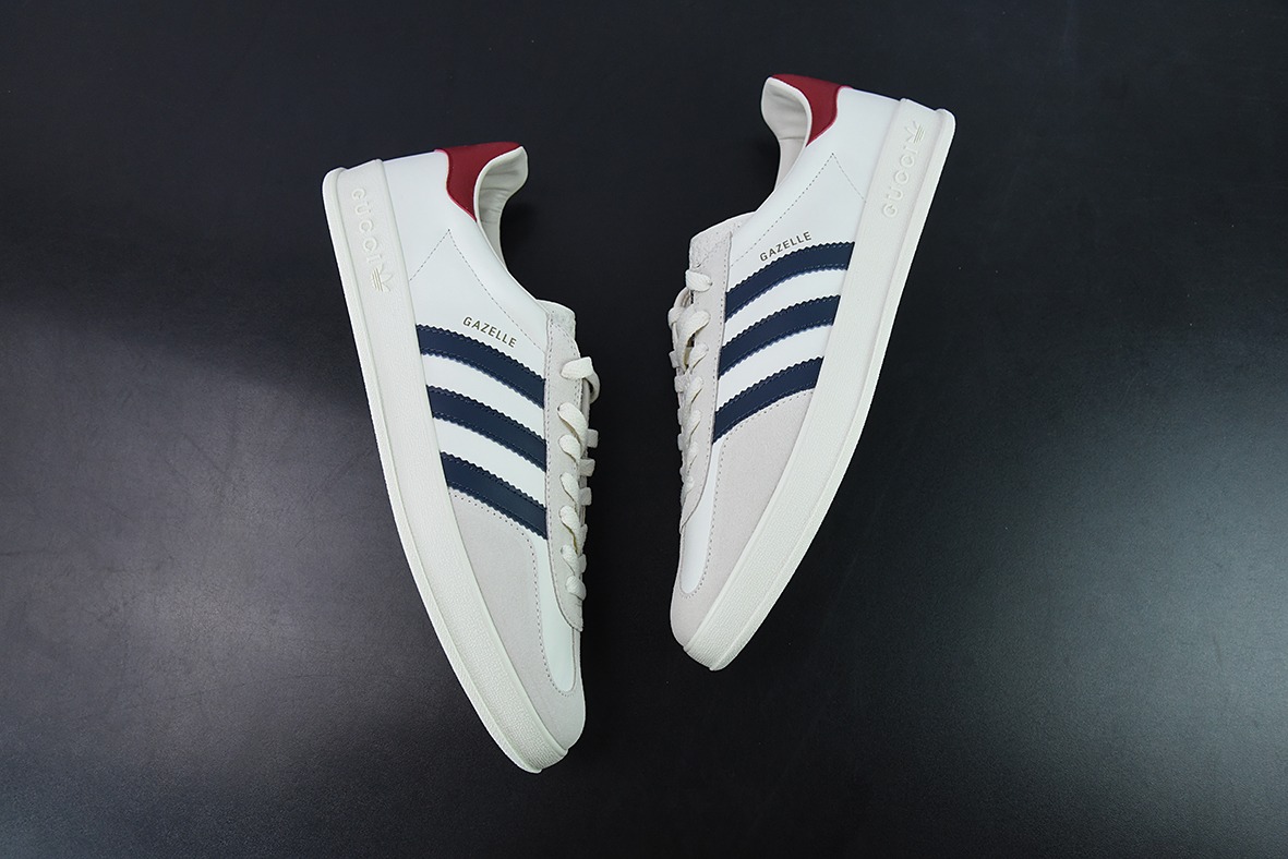 古驰Gucci x 德国运动品牌阿迪达斯Adidas Originals Gazelle"Esquisite Gucci"羚羊系列低帮复古百搭休闲运动板鞋