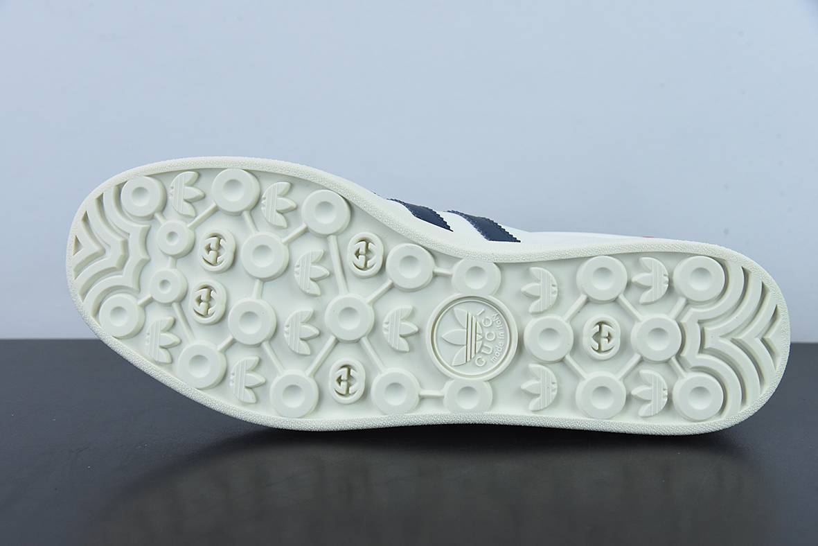 古驰Gucci x 德国运动品牌阿迪达斯Adidas Originals Gazelle"Esquisite Gucci"羚羊系列低帮复古百搭休闲运动板鞋