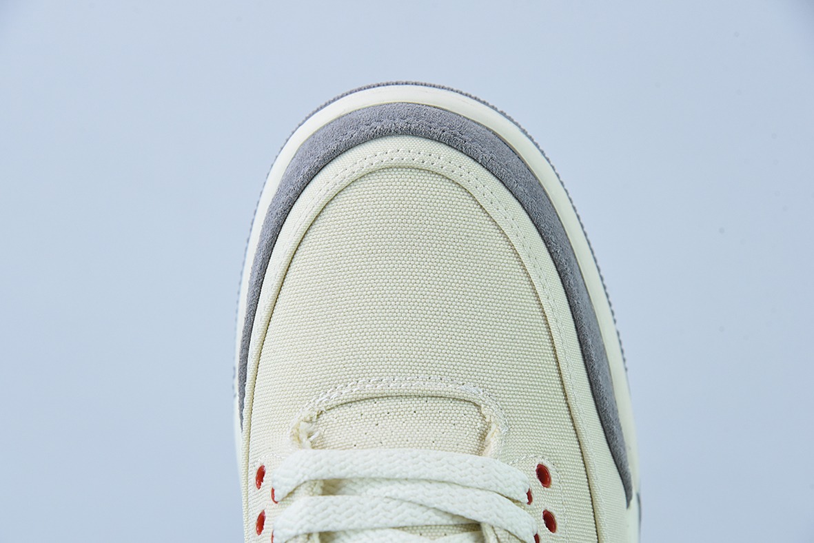 Air Jordan 3 Retro "Muslin" 米白 棉布男子运动鞋 纯原大厂产物货号：DH7139 100