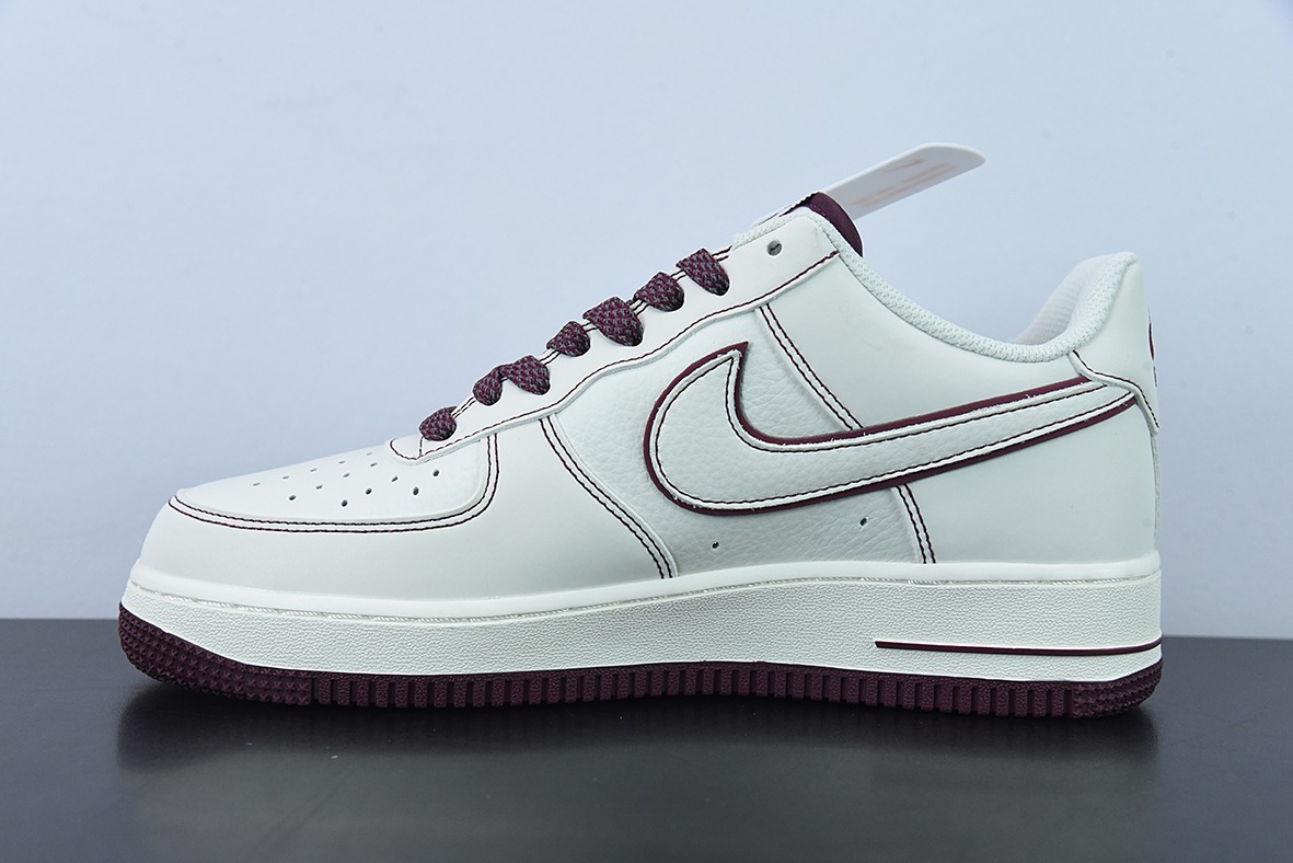 Undefeated x Nike Air Force 1 Low 酒红色 空军一号低帮货号：UN3699-022