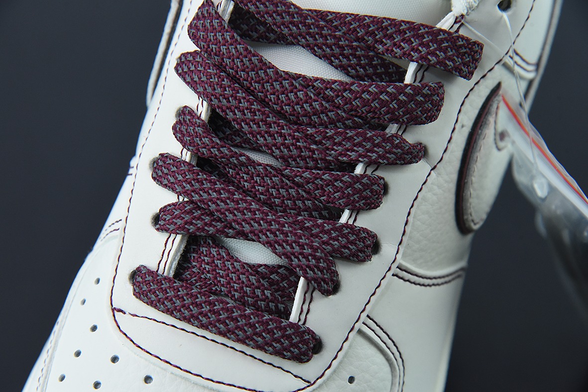 Undefeated x Nike Air Force 1 Low 酒红色 空军一号低帮货号：UN3699-022