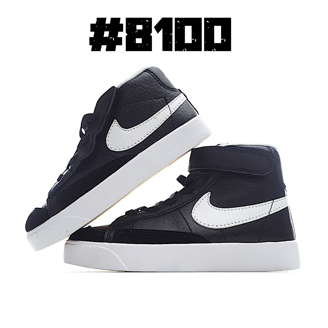 图片[3]-Nike Blazer Mid ′77开拓者高帮童鞋 22-27小童(侧开魔术贴)，28-37.5大童(松紧带+魔术贴)。 尺码：22-37.5-选品中心