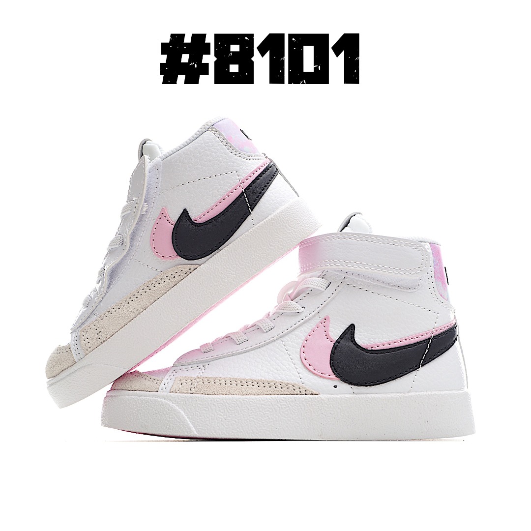 图片[8]-Nike Blazer Mid ′77开拓者高帮童鞋 22-27小童(侧开魔术贴)，28-37.5大童(松紧带+魔术贴)。 尺码：22-37.5-选品中心