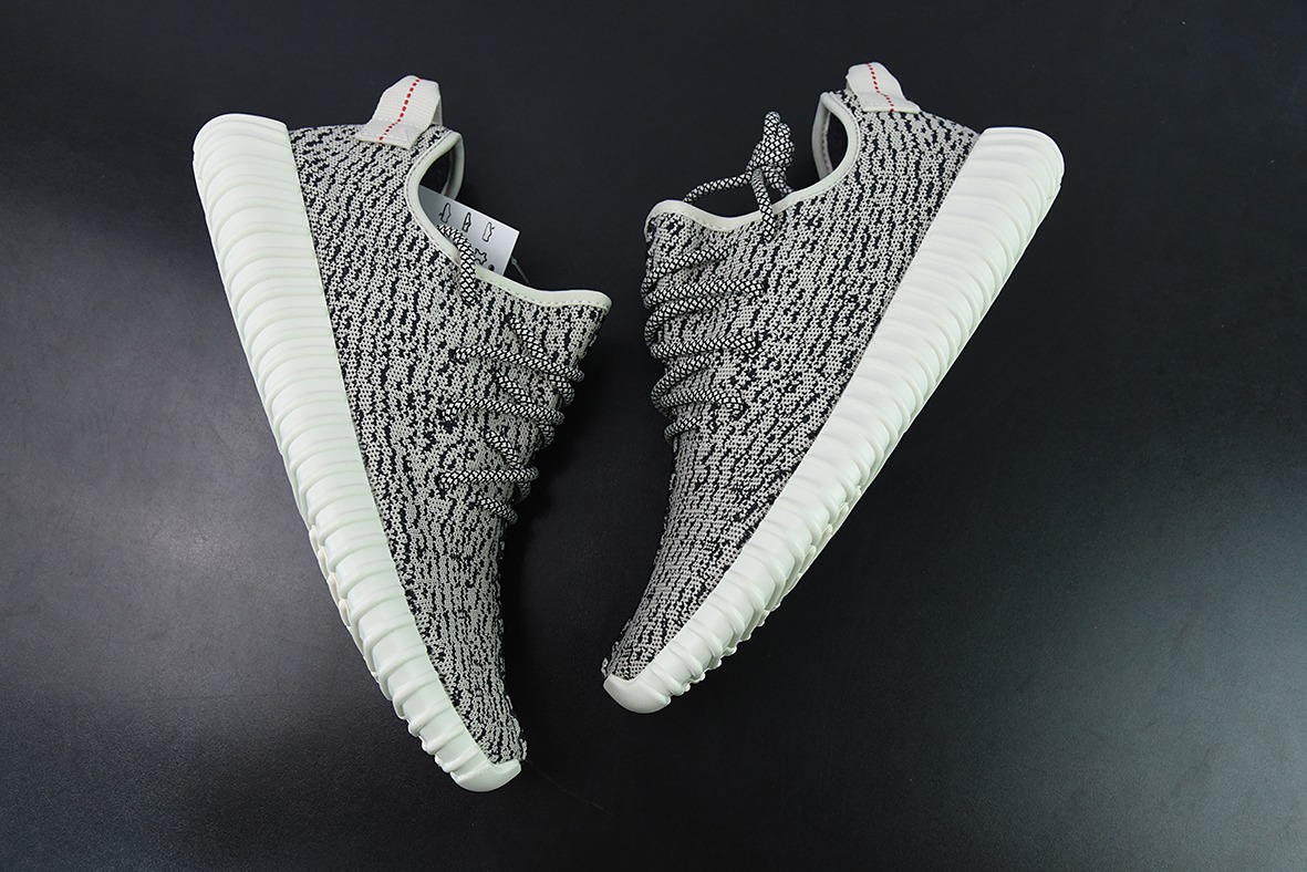 Ad Yeezy Boost 350 Boost 货号:AQ4832 初代椰子灰白斑鸠 大颗粒真爆米花男女同款椰子鞋MHK23511744