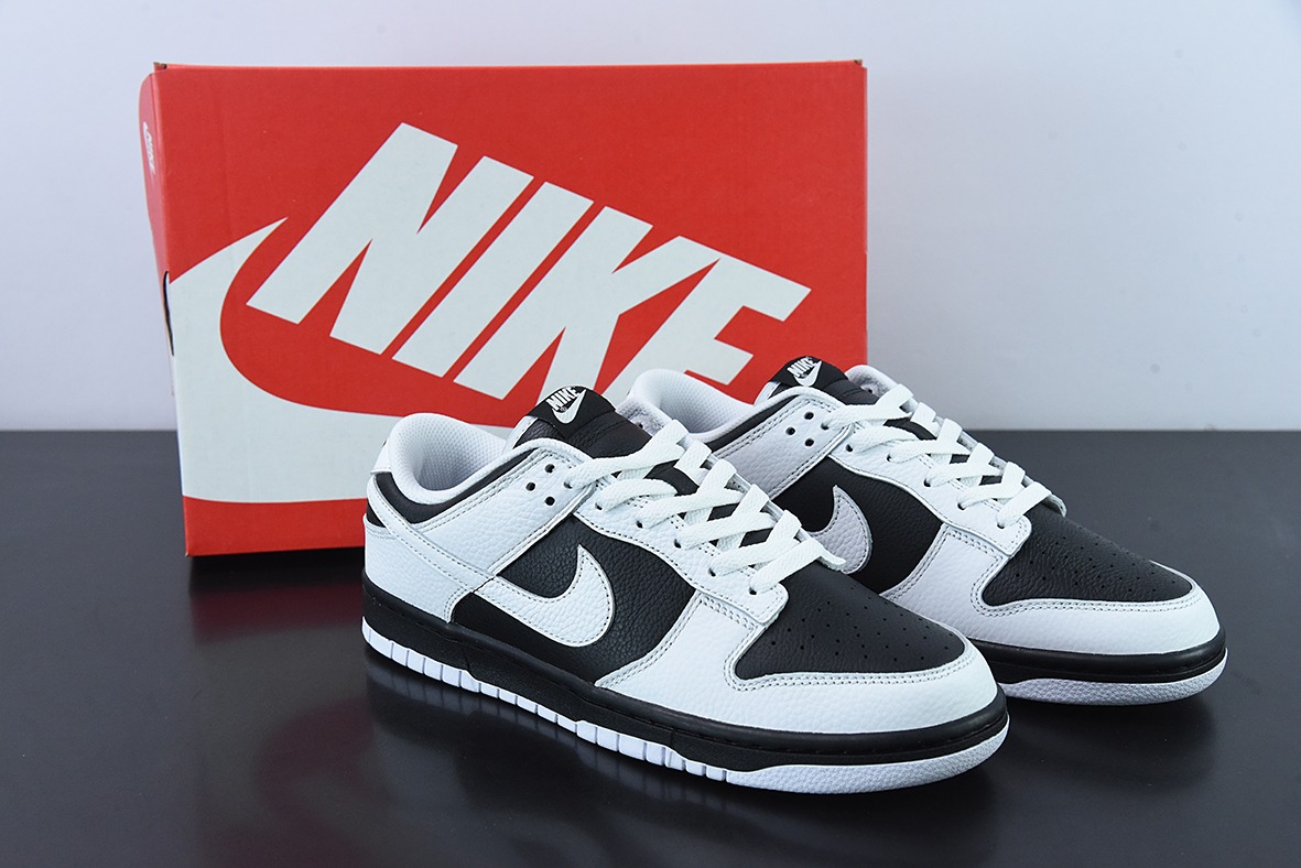 Nike SB Dunk Low"Reverse Panda"扣篮系列低帮休闲运动滑板板鞋“白黑翻转熊猫”货号:FD9064-011