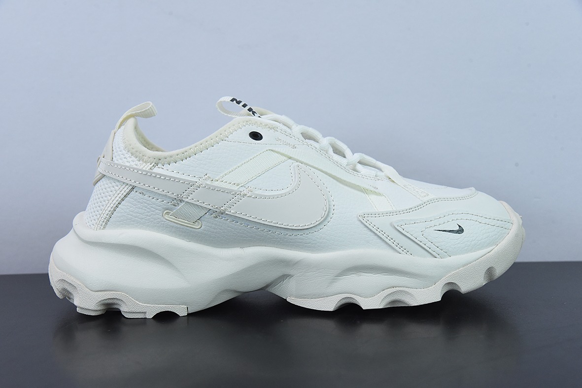 Nike TC 7900"White/Black"复古老爹百搭休闲慢跑鞋米白 奶油 DR7851-100