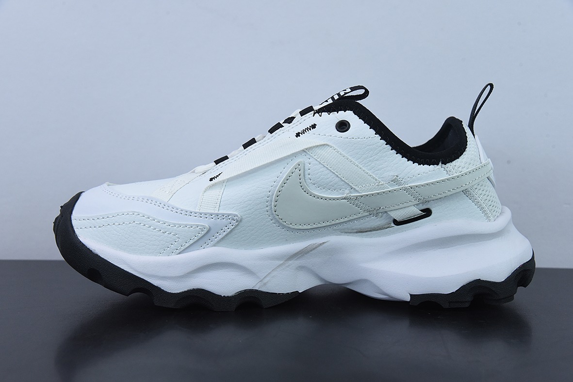 Nike TC 7900"White/Black"复古老爹百搭休闲慢跑鞋“皮革白黑”DR7851-100