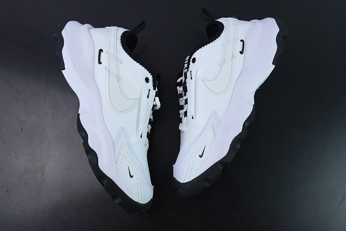 Nike TC 7900"White/Black"复古老爹百搭休闲慢跑鞋“皮革白黑”DR7851-100