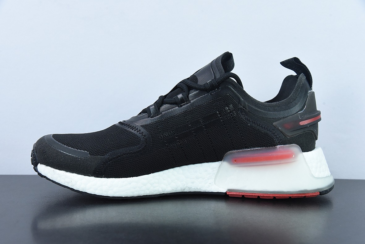 阿迪达斯Adidas NMD_V3 Boost"OG White"飞织系列低帮爆米花缓震百搭休闲运动跑步鞋“黑红蓝”GX3378