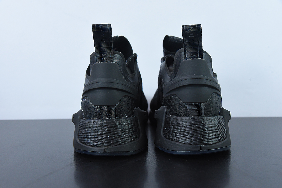 阿迪达斯Adidas NMD_V3 Boost"OG White"飞织系列低帮爆米花缓震百搭休闲运动跑步鞋“黑色”GX3373