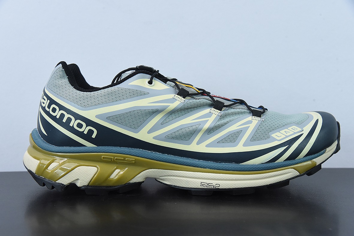 Salomon 萨洛蒙 XT-6 迷雾蓝 复古机能潮流休闲跑鞋 414551