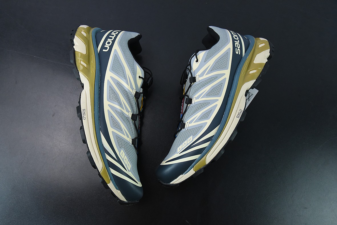 Salomon 萨洛蒙 XT-6 迷雾蓝 复古机能潮流休闲跑鞋 414551