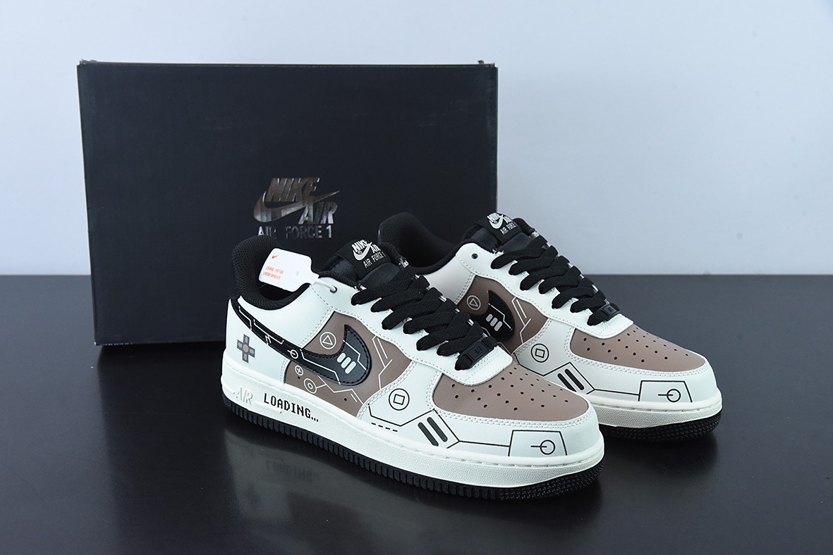 Nk Air Force 1 Low 07 黑咖 游戏限定 空军一号低帮板鞋官方货号:CW2288 222