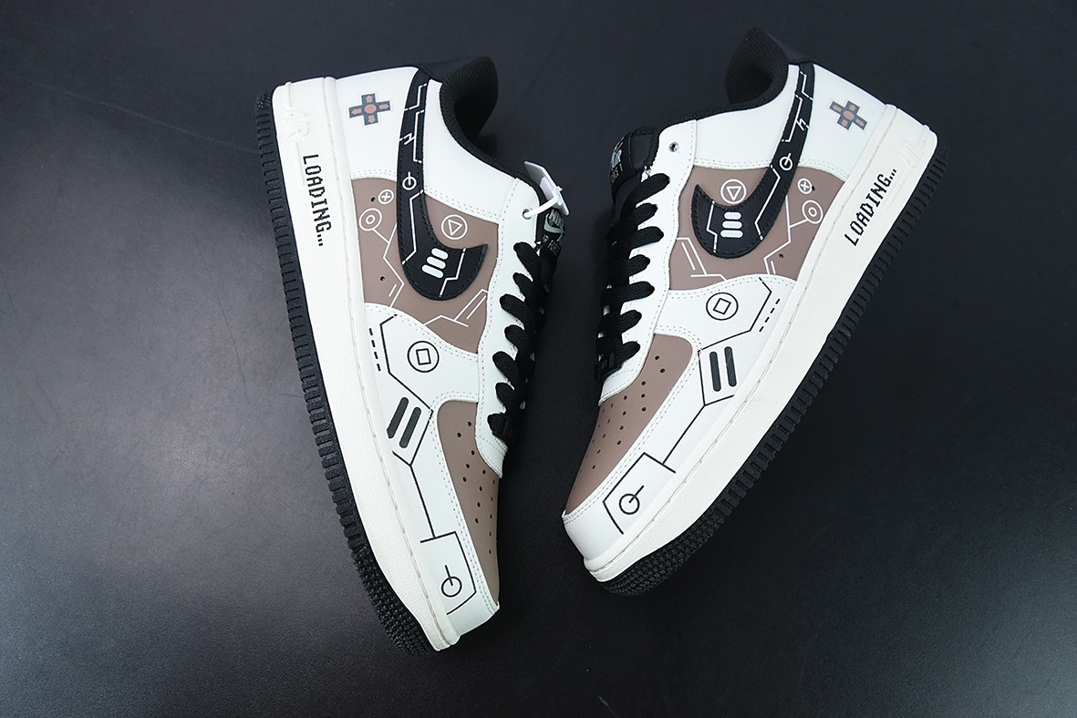 Nk Air Force 1 Low 07 黑咖 游戏限定 空军一号低帮板鞋官方货号:CW2288 222