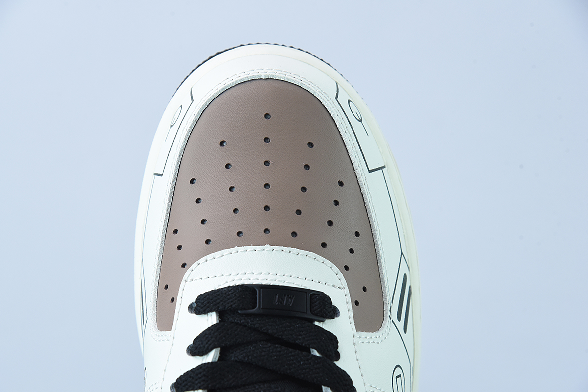 Nk Air Force 1 Low 07 黑咖 游戏限定 空军一号低帮板鞋官方货号:CW2288 222