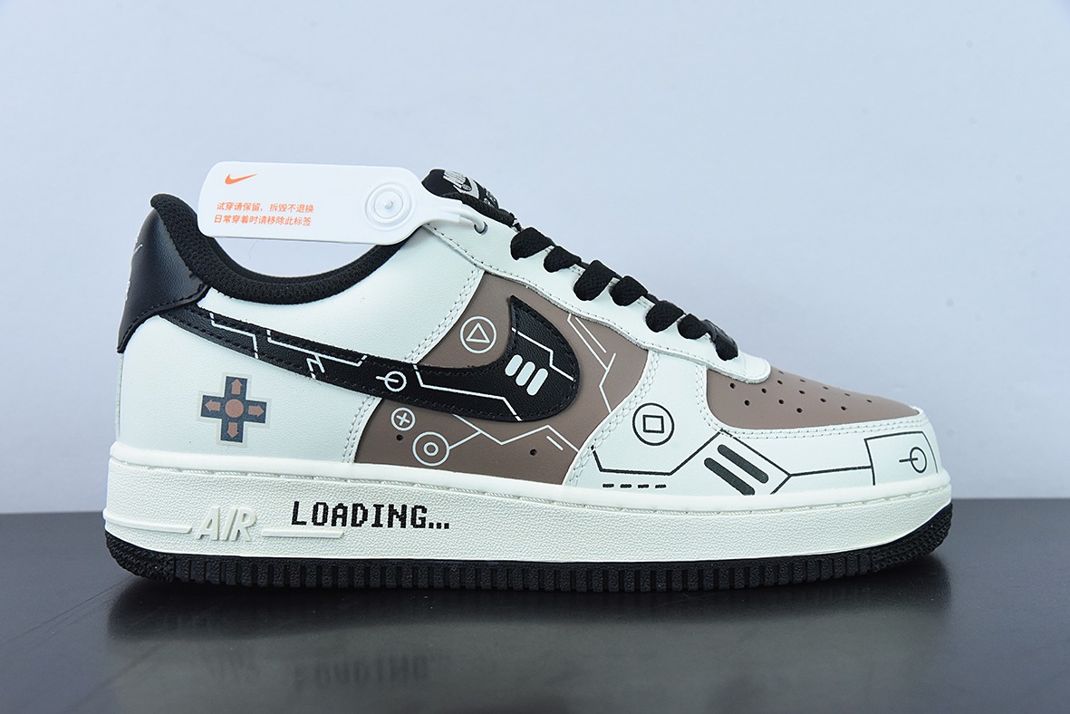 Nk Air Force 1 Low 07 黑咖 游戏限定 空军一号低帮板鞋官方货号:CW2288 222