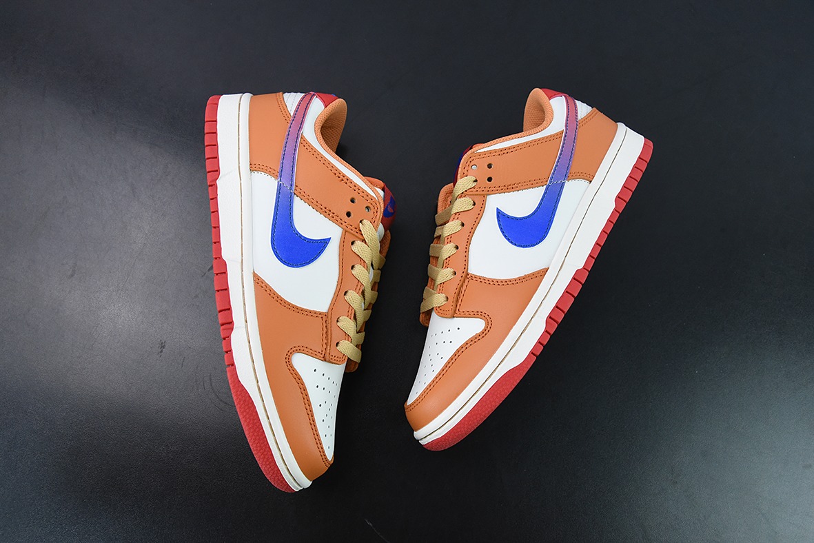 NK Dunk Low 白橙蓝 低帮运动休闲板鞋 货号：DH9765-101