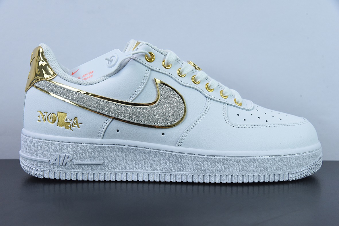 Nike Air Force 1 Low 白金 空军一号低帮运动休闲板鞋 货号:DV4248-222