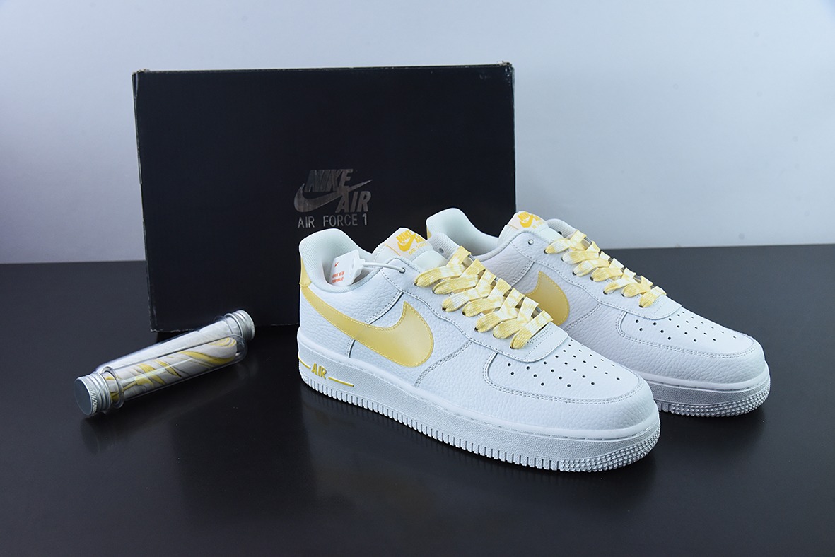 Nk Air Force 1'07 Low  白黄 经典百搭低帮空军一号 货号DV3505-101