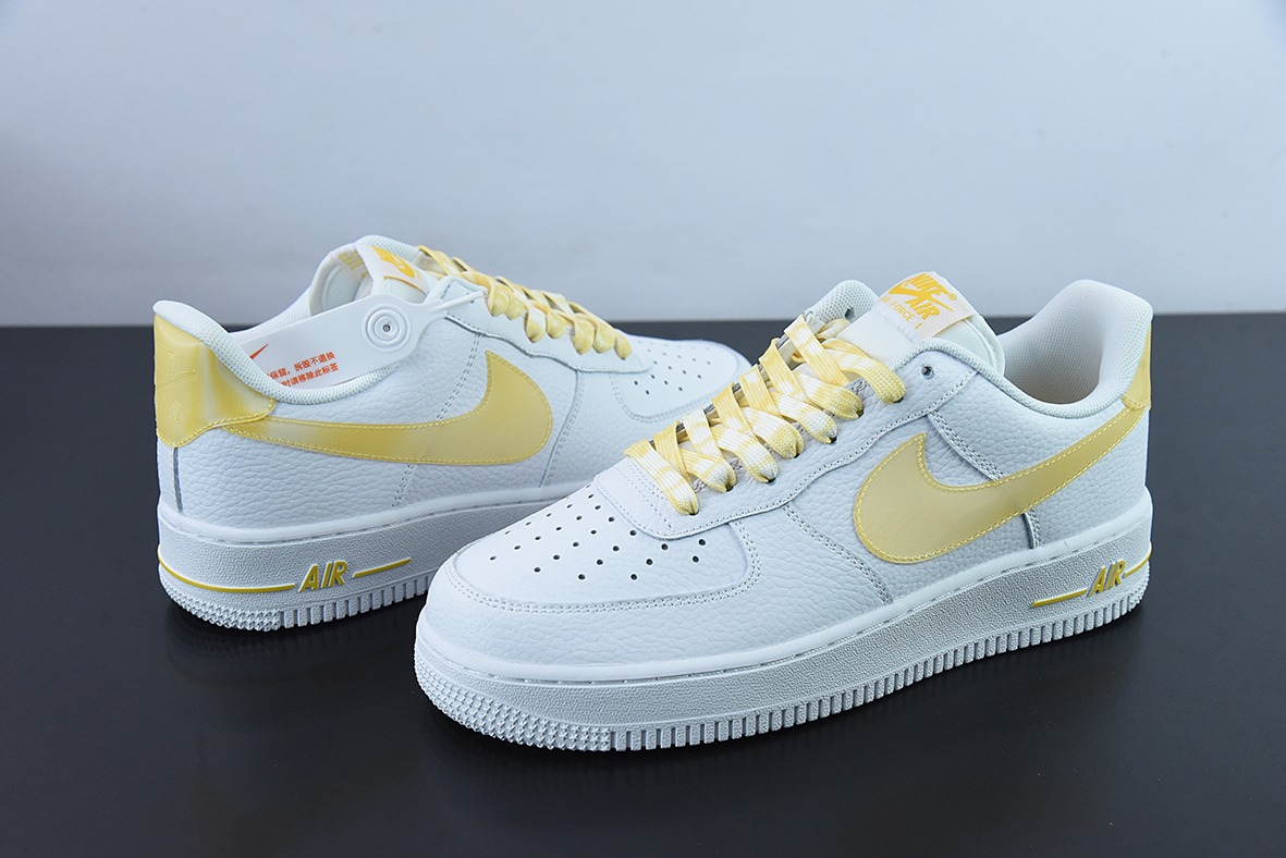 Nk Air Force 1'07 Low  白黄 经典百搭低帮空军一号 货号DV3505-101