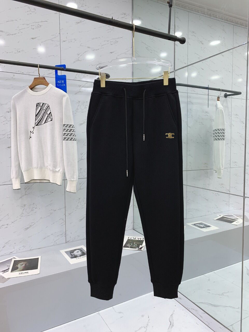 Celine Clothing Pants & Trousers Fall/Winter Collection Fashion Casual