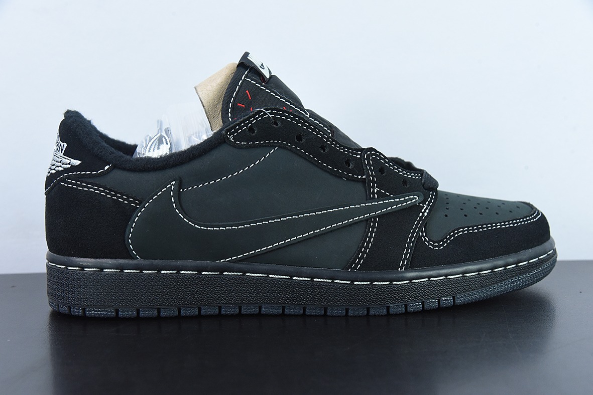 Fragment x TS x Air Jordan 1 Low三方联名倒钩低帮 实拍首发官方货号:DM7866 001