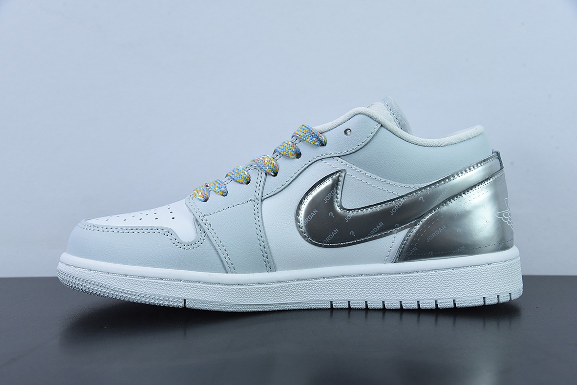 Air Jordan 1 Low "Gcel" AJ1 乔1白银 运动文化篮球鞋货号:DX6070-101