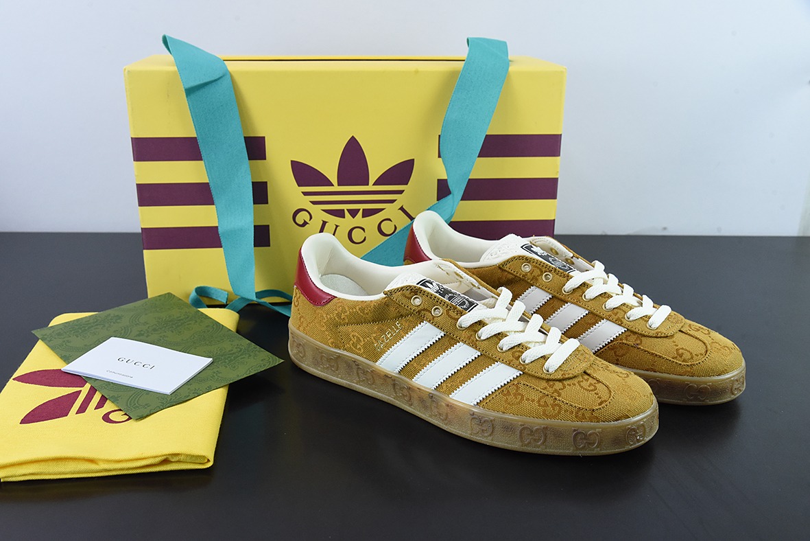 adidas originals x Gucci Gazelle 阿迪古驰联名经典休闲板鞋编码:GTI1C