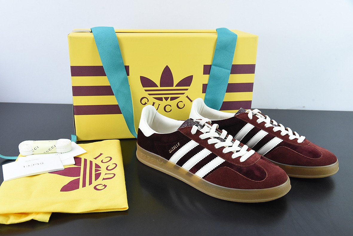 adidas originals x Gucci Gazelle 阿迪古驰联名经典休闲板鞋编码:GTI1C