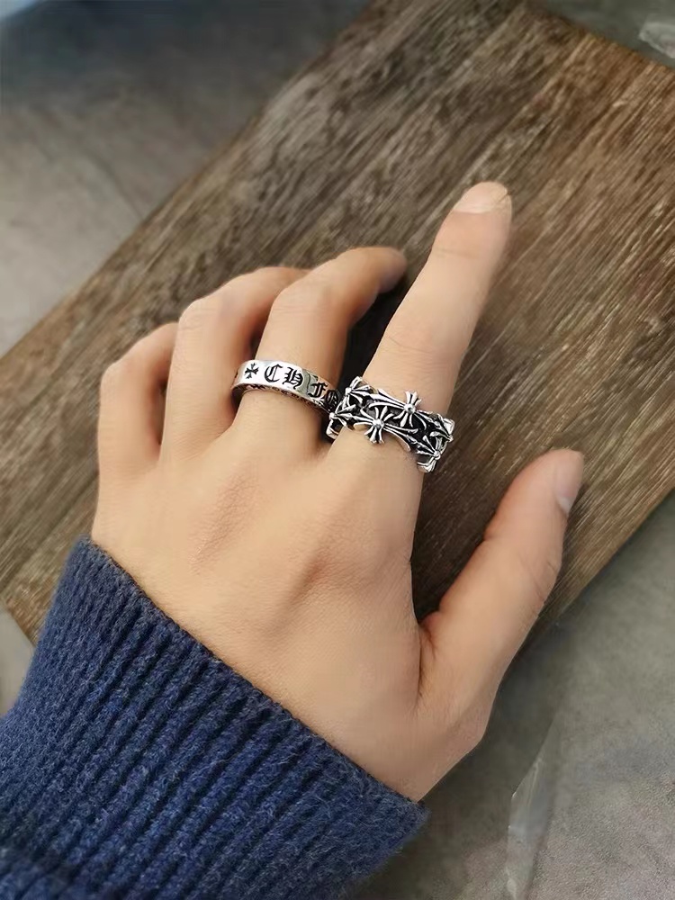 Chrome Hearts CHROME HEARTS高版本克罗心十字花戒指