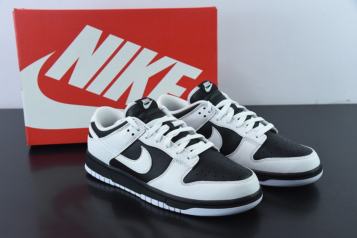 Nk Dunk Low "Reverse Panda" 白黑 反转熊猫 SB扣碎篮板时尚休闲板鞋 货号:FD9064-011