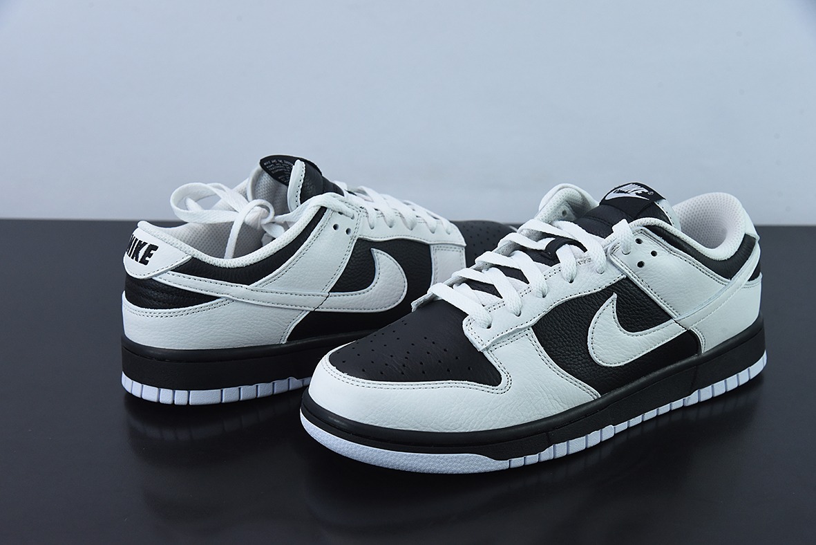 Nk Dunk Low "Reverse Panda" 白黑 反转熊猫 SB扣碎篮板时尚休闲板鞋 货号:FD9064-011