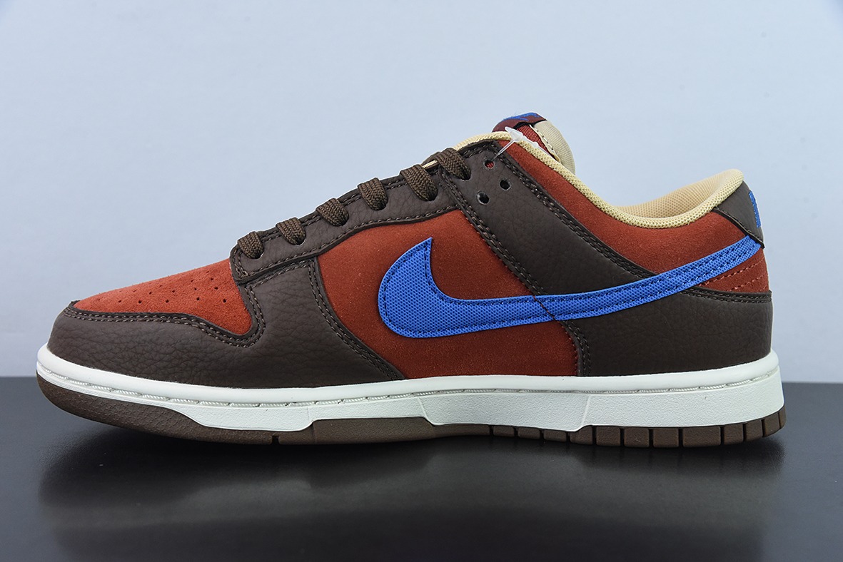 Nike SB Dunk Low "Mars Stone" 咖啡棕蓝低帮休闲板鞋 货号:DR9704-200