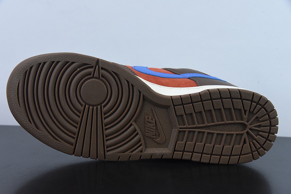 Nike SB Dunk Low "Mars Stone" 咖啡棕蓝低帮休闲板鞋 货号:DR9704-200