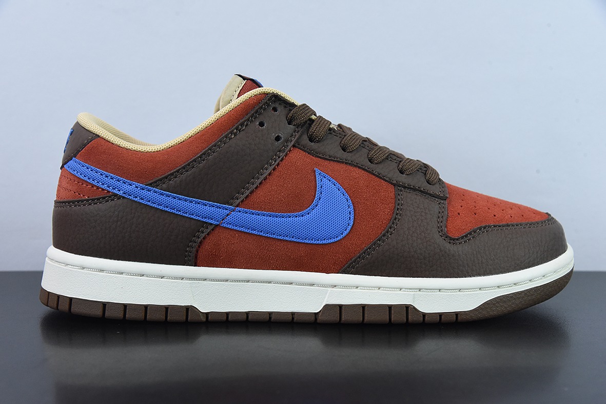 Nike SB Dunk Low "Mars Stone" 咖啡棕蓝低帮休闲板鞋 货号:DR9704-200