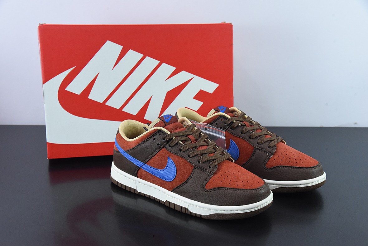 Nike SB Dunk Low "Mars Stone" 咖啡棕蓝低帮休闲板鞋 货号:DR9704-200