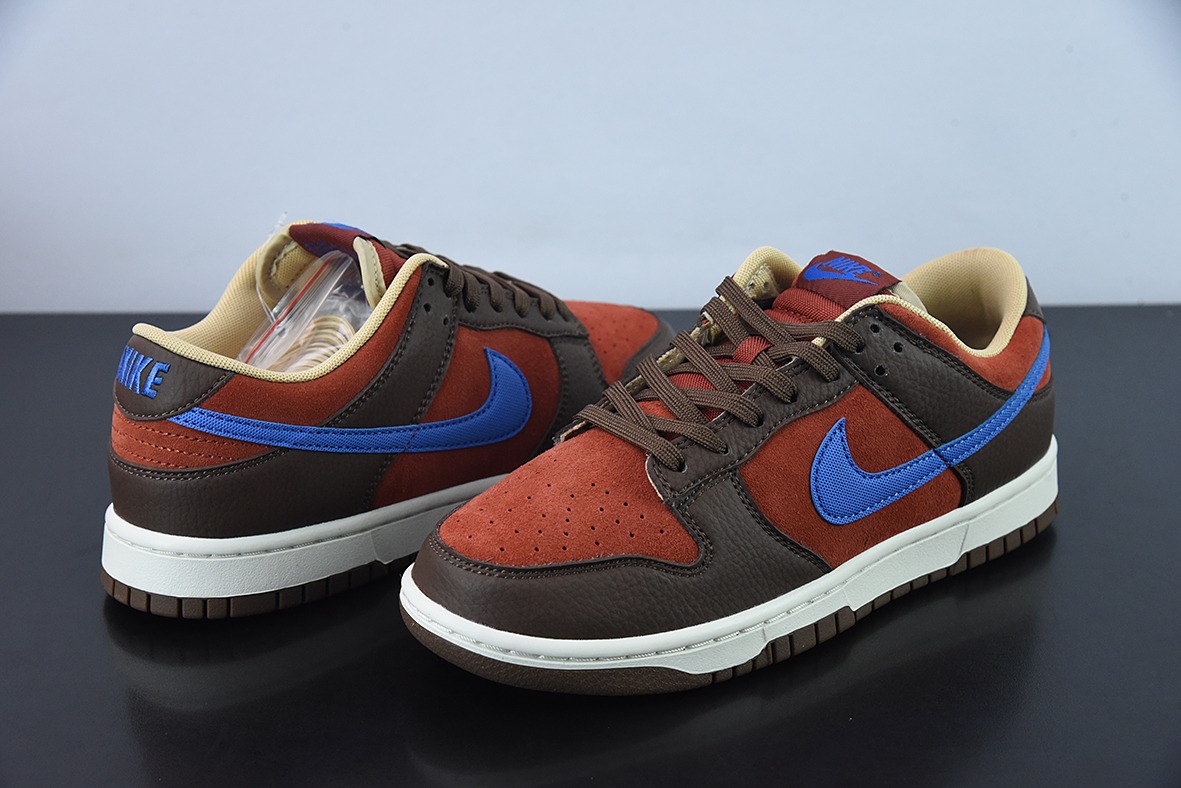 Nike SB Dunk Low "Mars Stone" 咖啡棕蓝低帮休闲板鞋 货号:DR9704-200